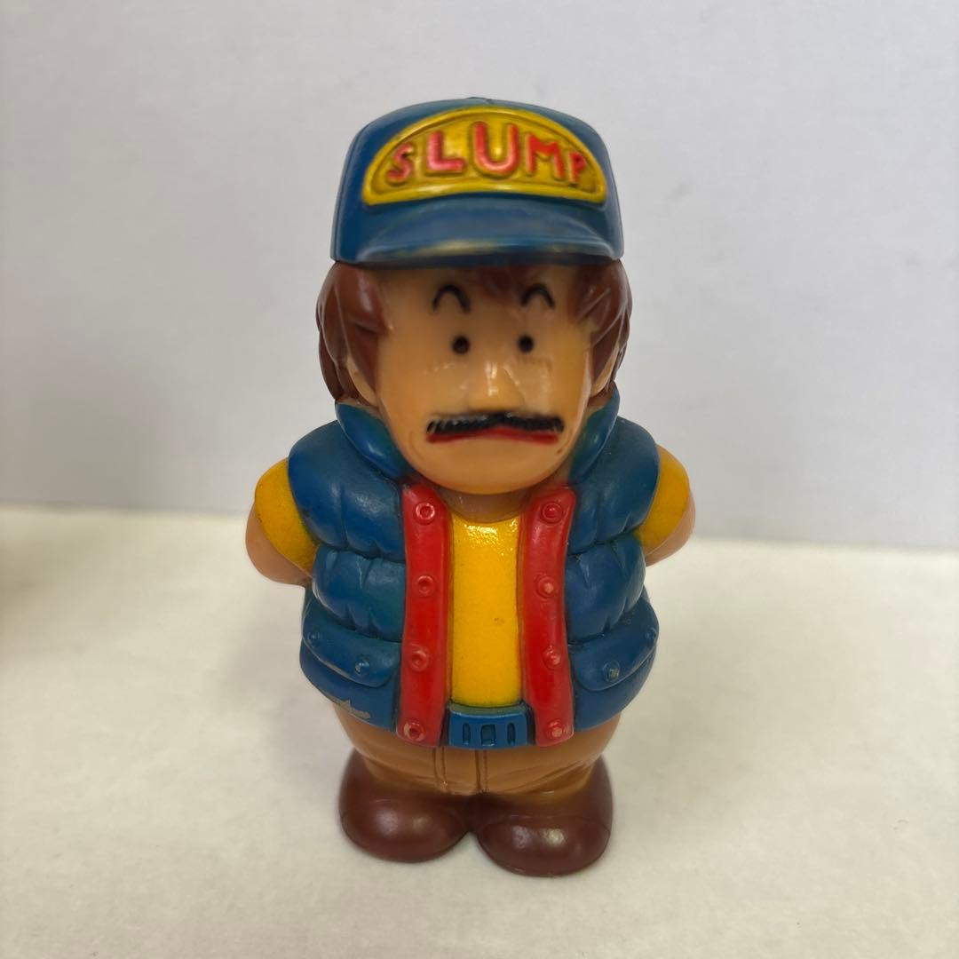 Dr.スランプ アラレちゃん ガッちゃん 則巻千兵衛 ソフビ ポピー 当時物