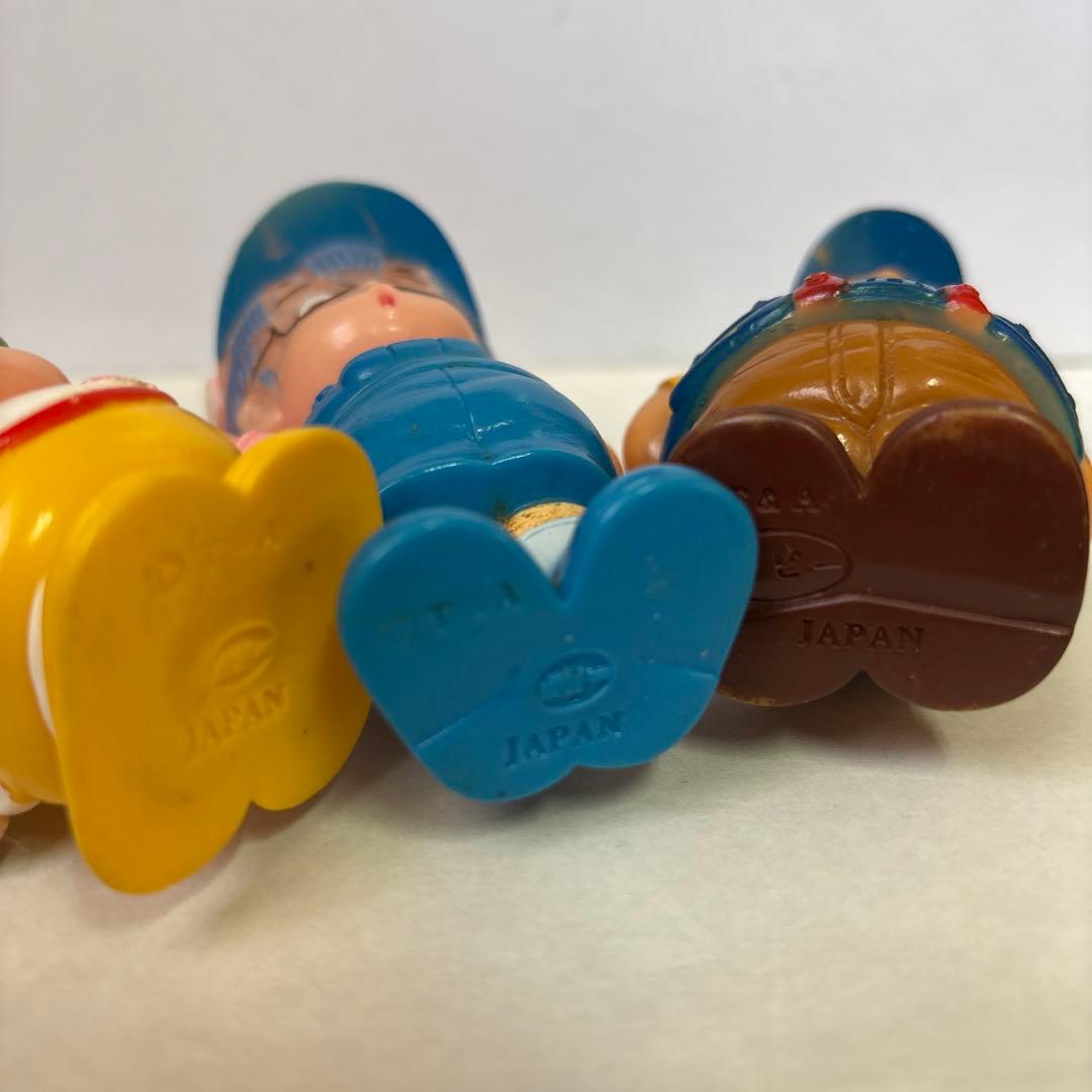 Dr.スランプ アラレちゃん ガッちゃん 則巻千兵衛 ソフビ ポピー 当時物