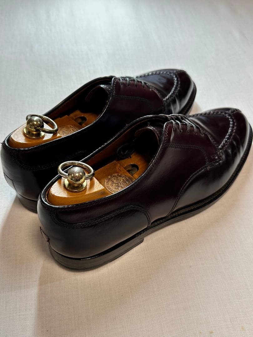 【美品良靴】ALDEN CORDVAN BURGUNDY UTIP 7D2210