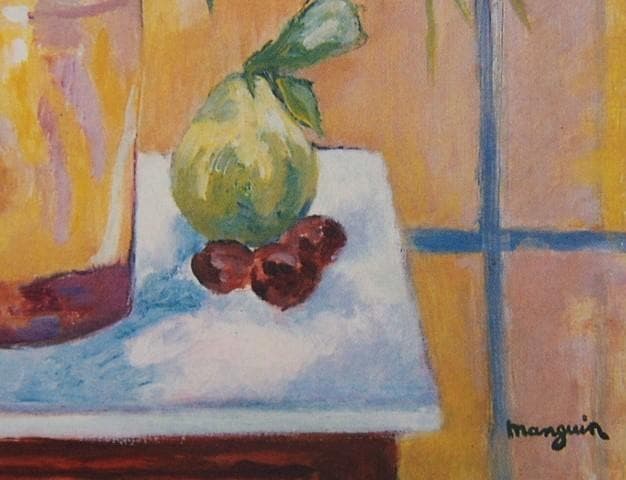 Henri Manguin、【Fleurs dans un Vase】