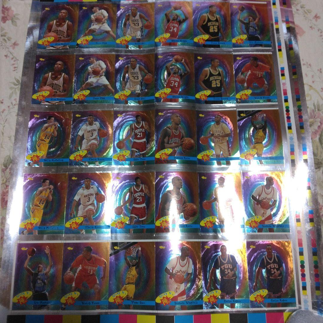 NBAレアカード　シャキールオニール　加工前の超レアカードシート　オマケ付き