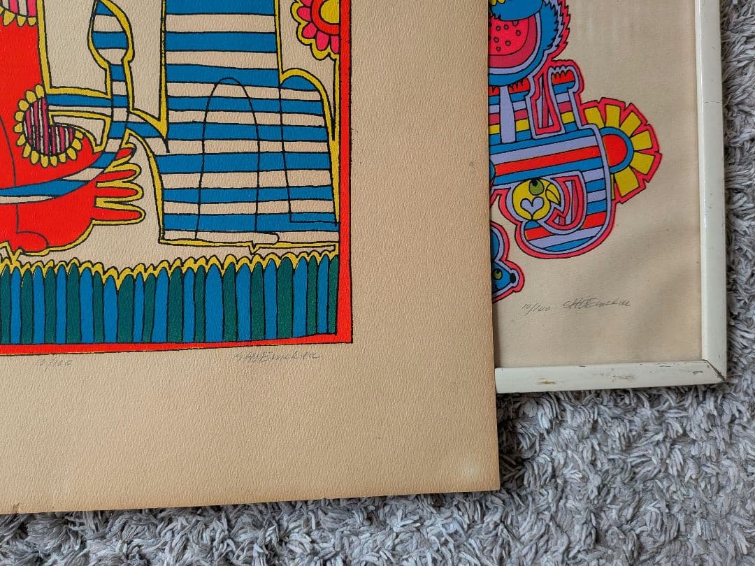 チャールズ・シューメーカー 1970年代シルクスクリーンポスター