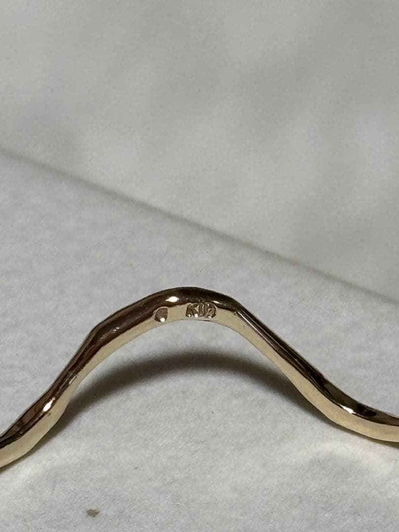 BLOOM K10YG ウェーブリング　14〜15号