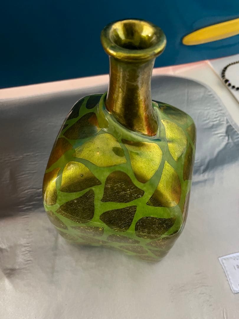 松本佐一　九谷焼花瓶