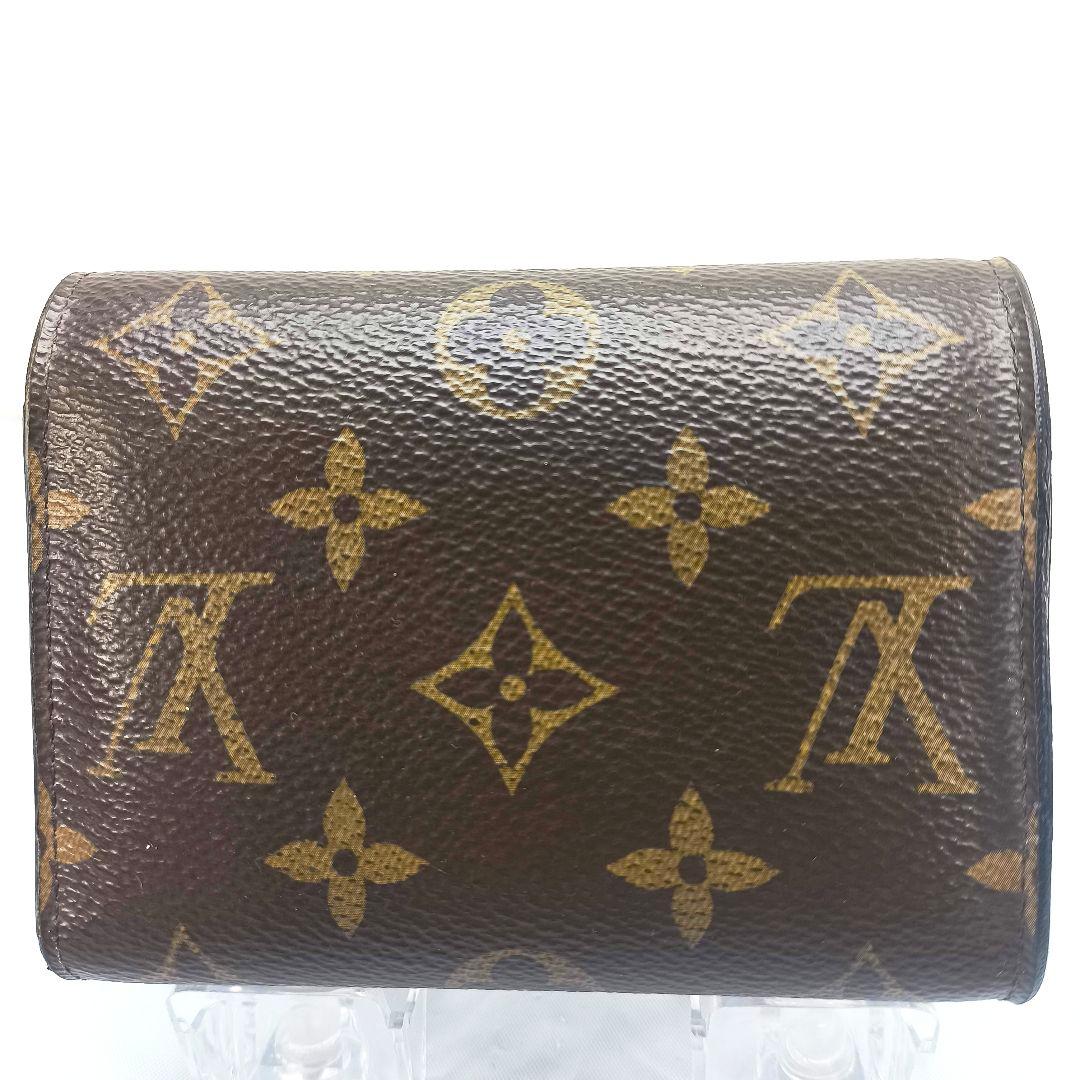 美品ルイヴィトン モノグラム ヴィクトリーヌ 三つ折り財布 コンパクトウォレット