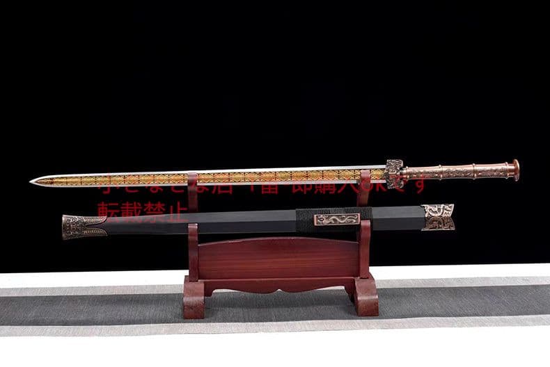 双竜赤壁の剣  古兵器 武具 刀装具 日本刀 模造刀 居合刀