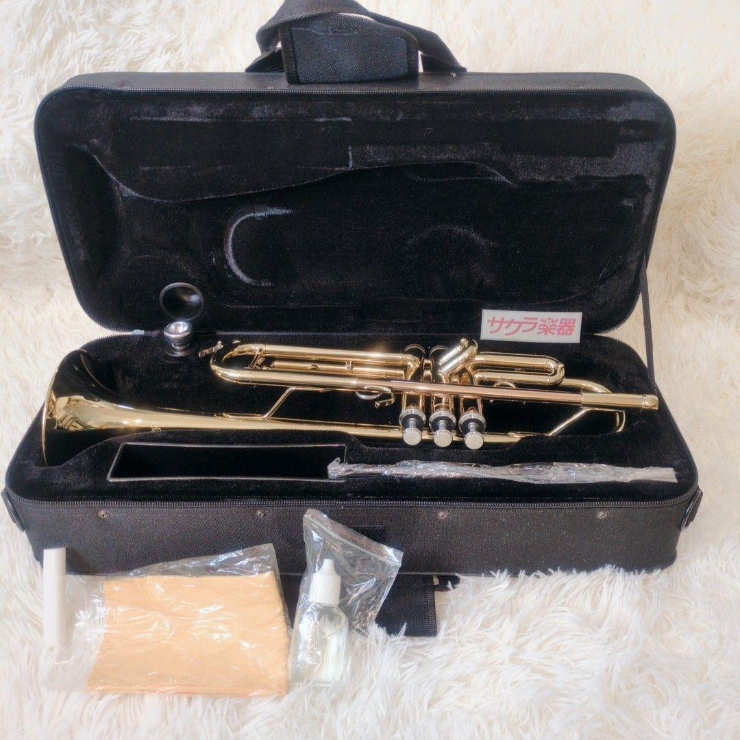 極美品　Soleil ソレイユ サクラ楽器 トランペット 専用ケース付　 吹奏楽