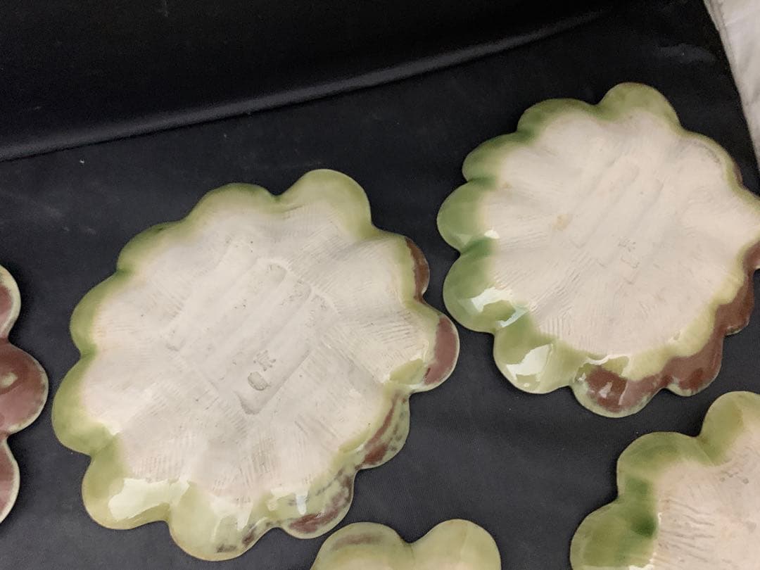 京　寳悦 作　花形皿　小皿　14枚　器　お花