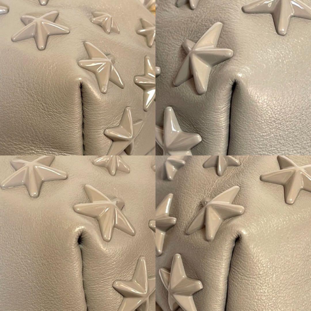 専用品JIMMY CHOO BON BON グレー マイクロ 2WAYバッグ