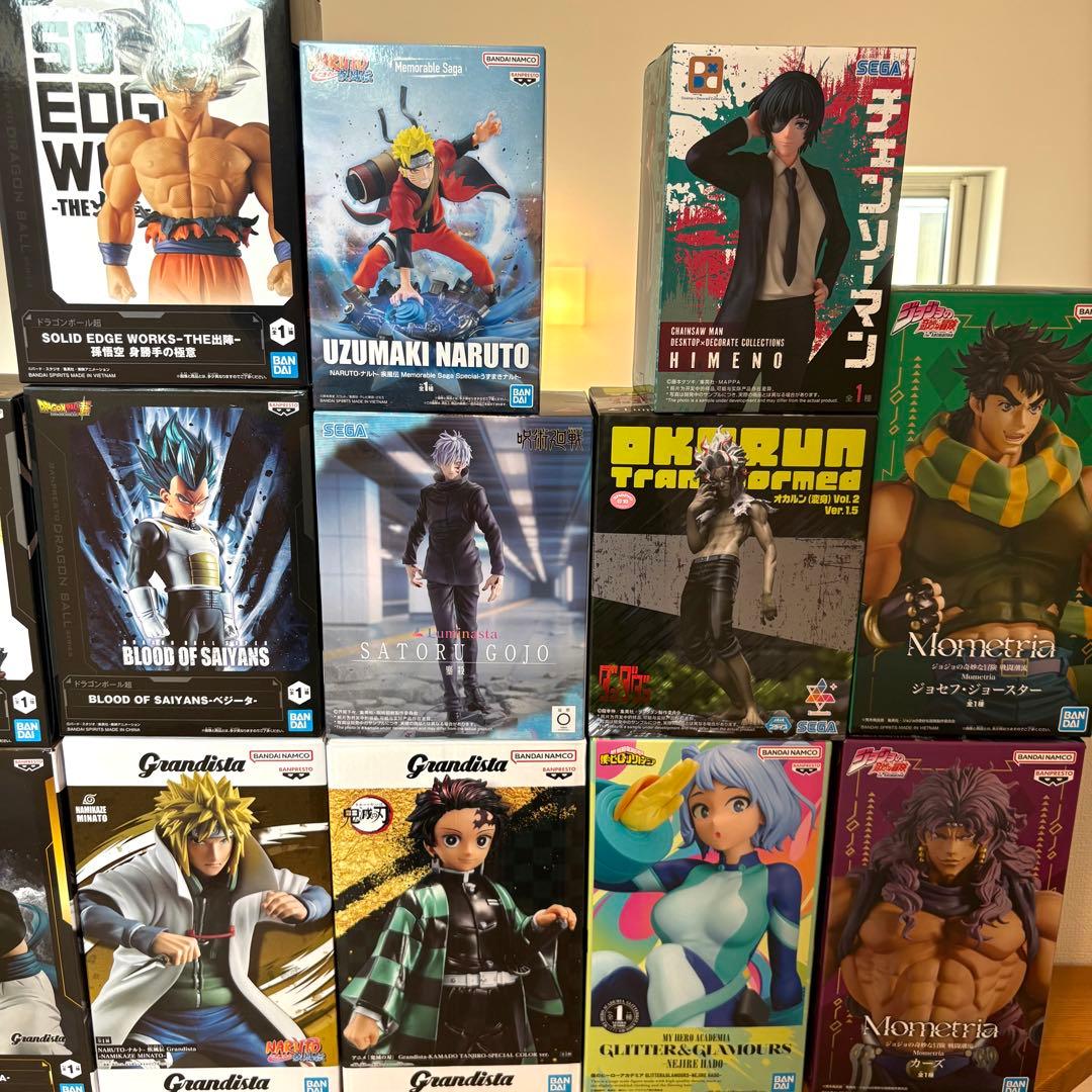 ジャンプ系新作フィギュア ワンピース ドラゴンボール19体盛り！！！！