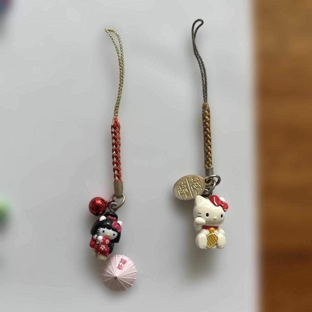 【値下げ】ハローキティ ご当地根付けストラップ 12個セット