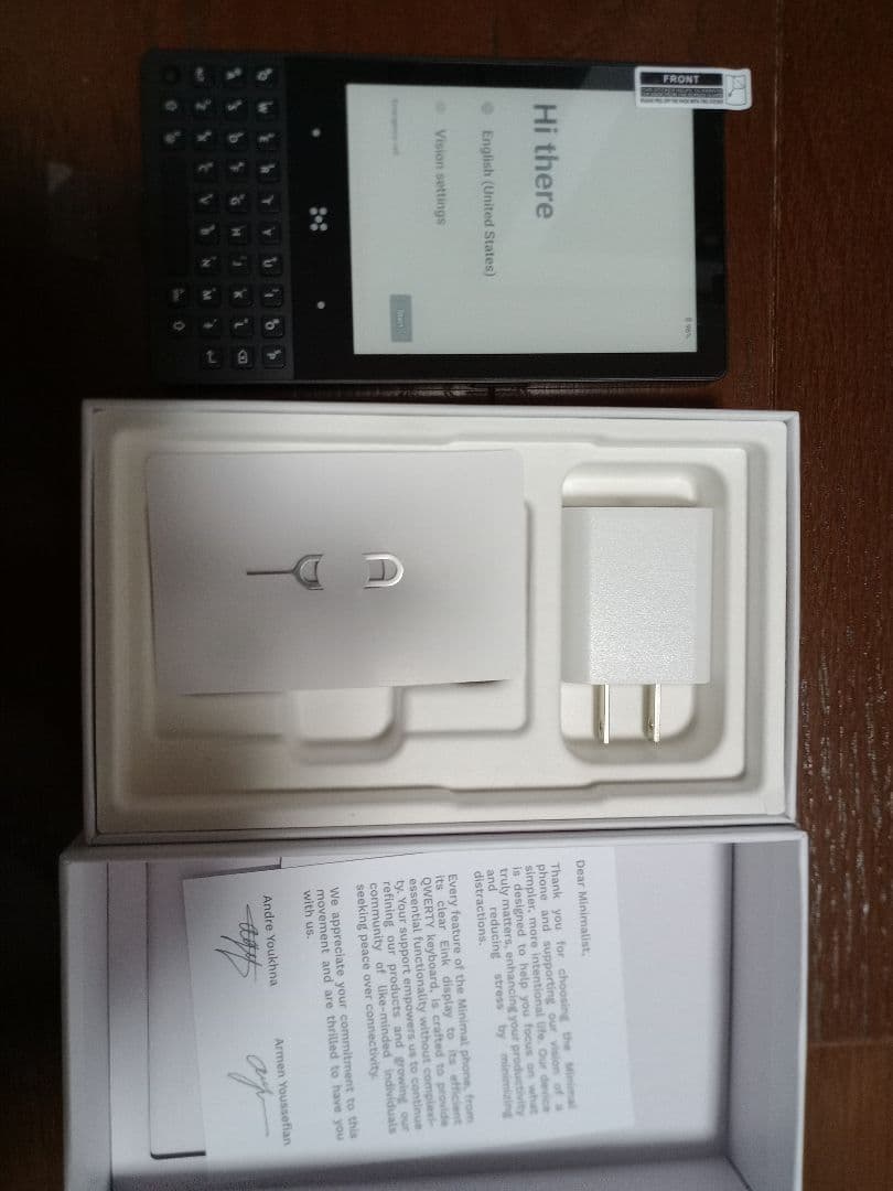 minimal phone QWERTYキーボード搭載スマートフォン 本体 - メルカリ