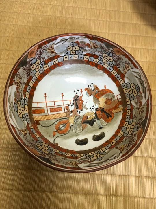 九谷焼(古九谷？) 鉢　３点　(お値下げ）