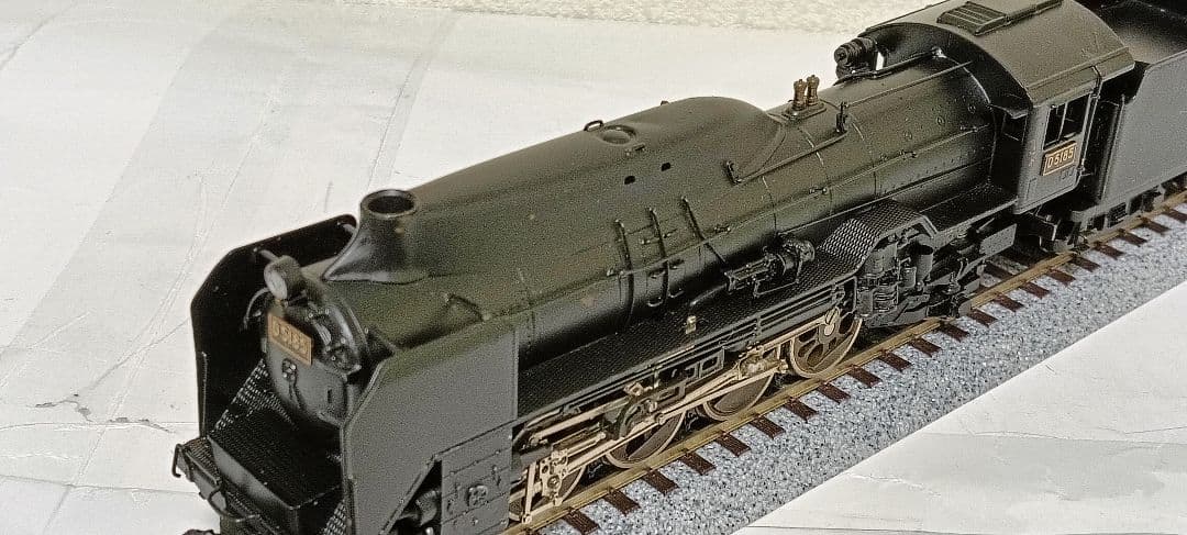 HOゲージ カツミ Ｄ51半流蒸気機関車、カンモーター、メンテナンス済