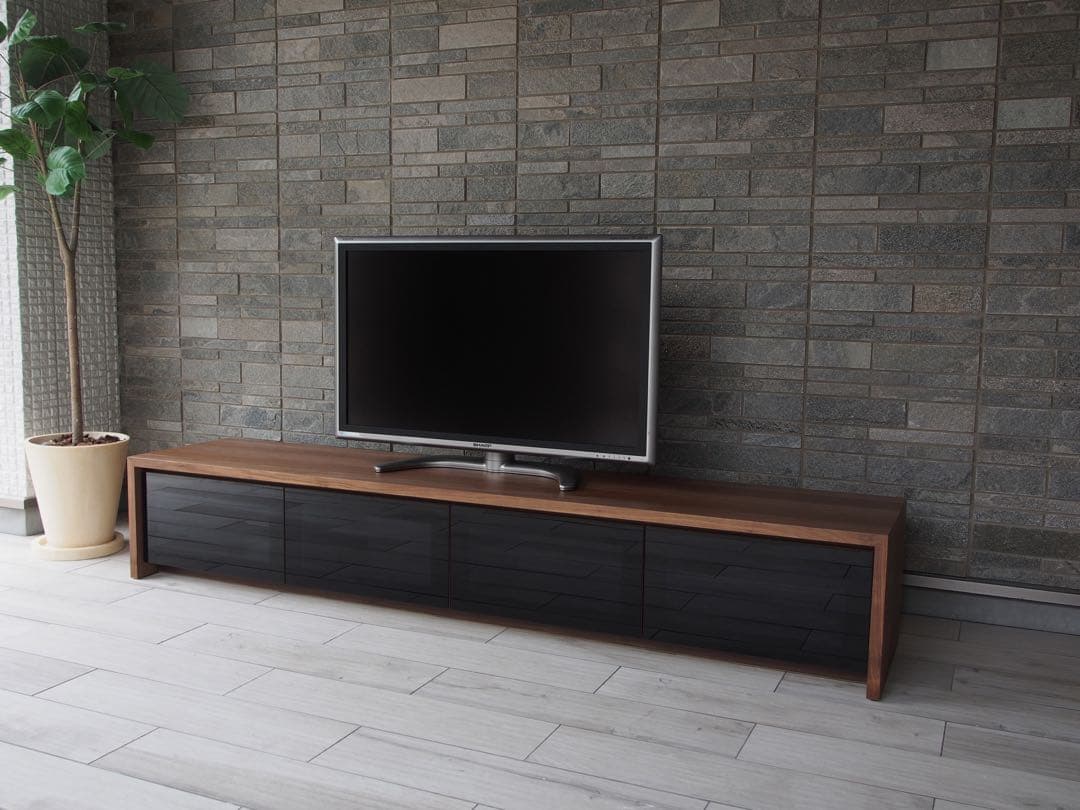 120cm｜ライトグレー｜テレビボード｜ボックステーブル｜薄塗り