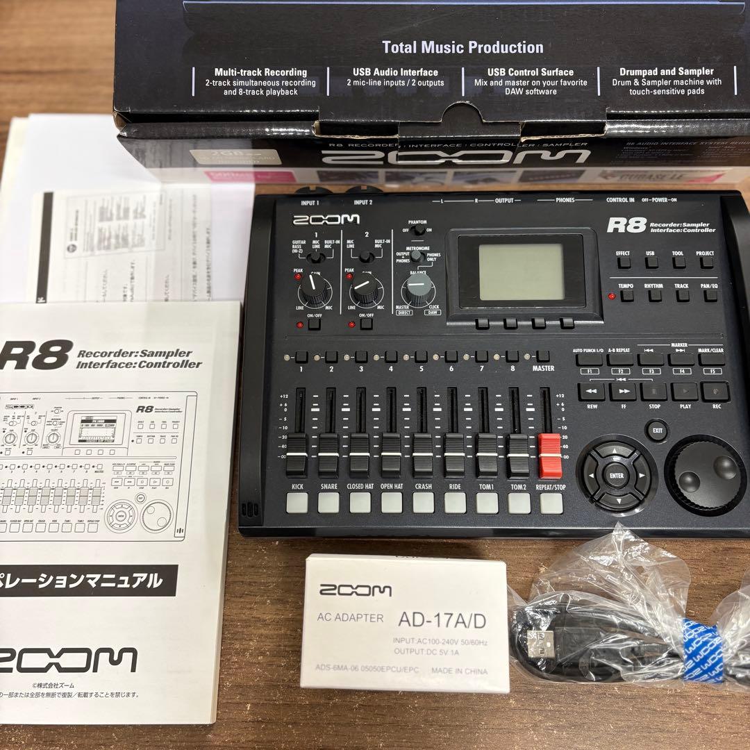 ZOOM R8 マルチトラックレコーダー