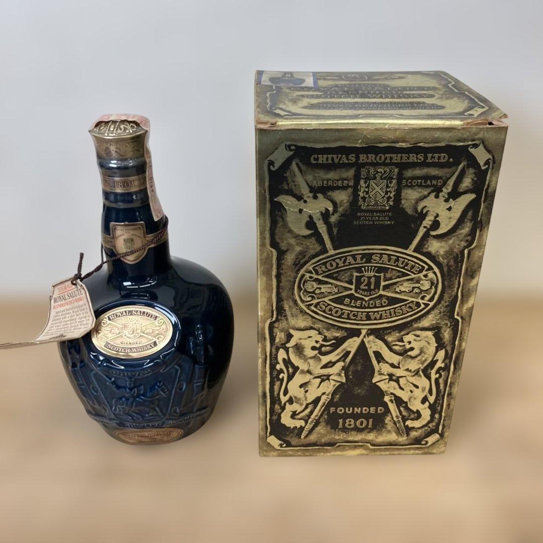 未開栓 Royal Salute 21年 ブレンデッドスコッチウイスキー 未開栓