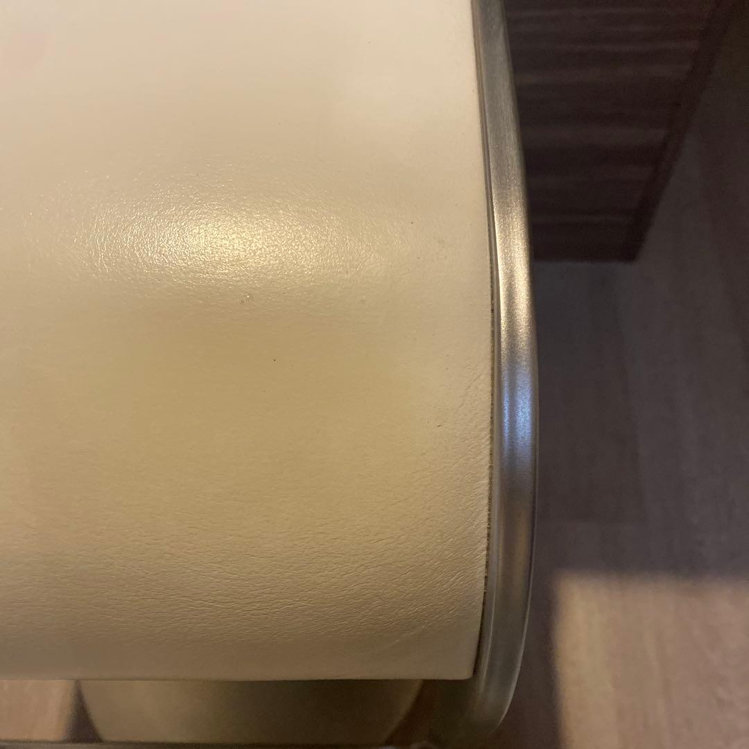 送料込み　ラパルマ カウンターチェア　ホワイトレザー②