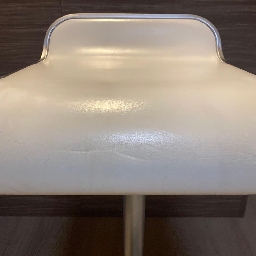 送料込み　ラパルマ カウンターチェア　ホワイトレザー②