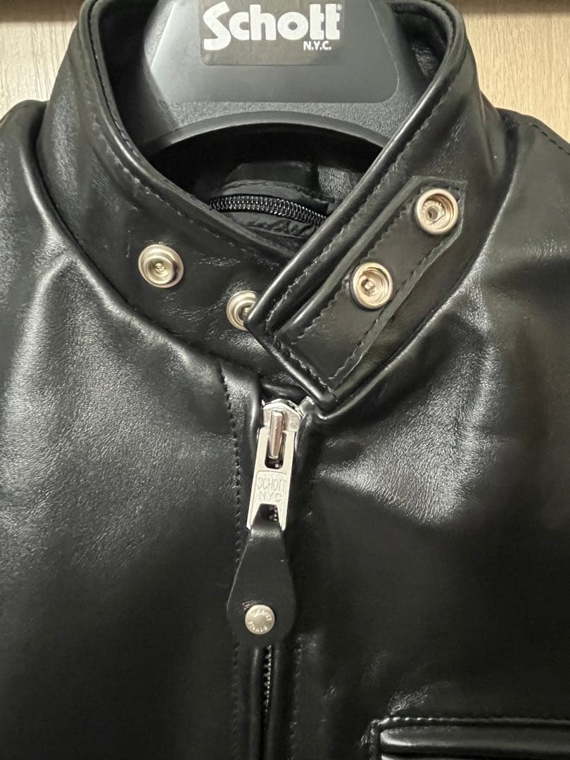 美品】Schott 641シングルライダース 34 ボアライナー付き - メルカリ