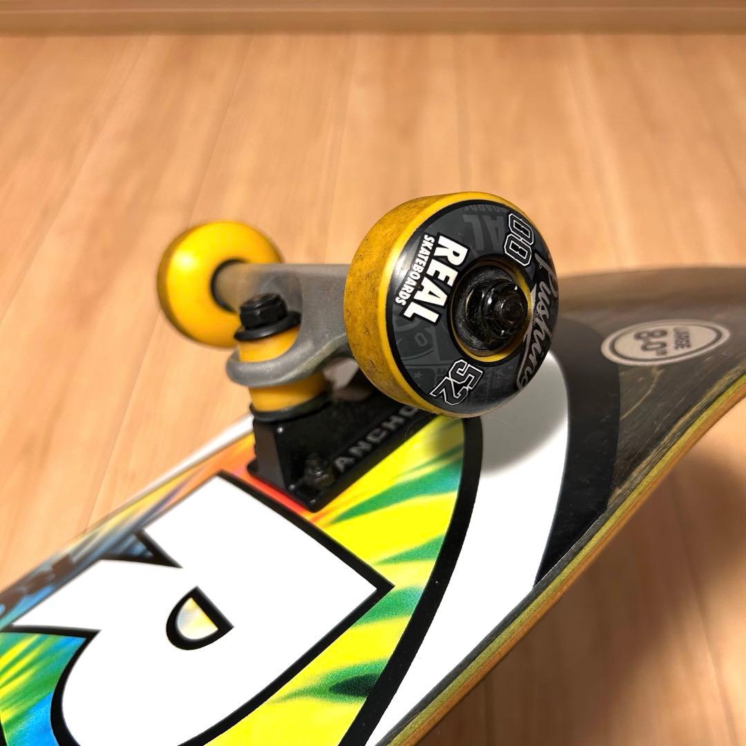 8.0インチ REAL リアル スケートボード コンプリートデッキ