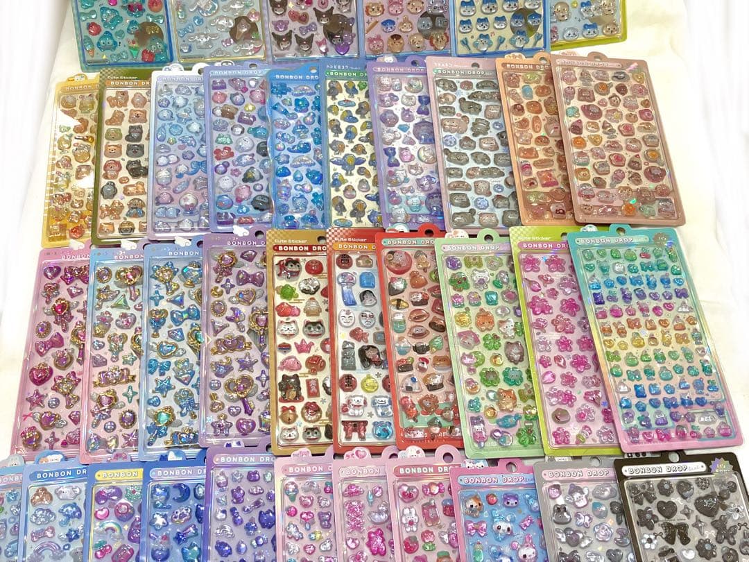 【62枚】ボンボンドロップシール 正規品 まとめ売り クーリア サンリオ