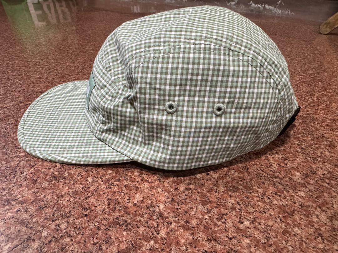 Supreme キャップ チェック柄 ワークキャップ グリーン Week13