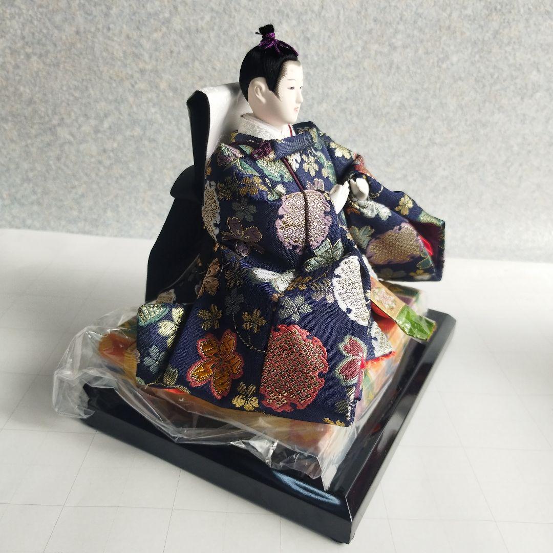 【 未使用・長期保管品】［ひな飾り］内裏雛（男雛 女雛）・親王台