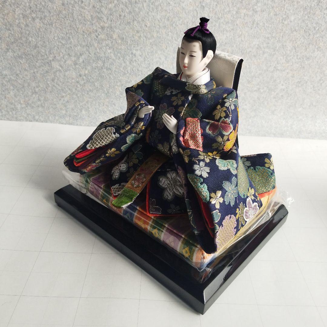 【 未使用・長期保管品】［ひな飾り］内裏雛（男雛 女雛）・親王台