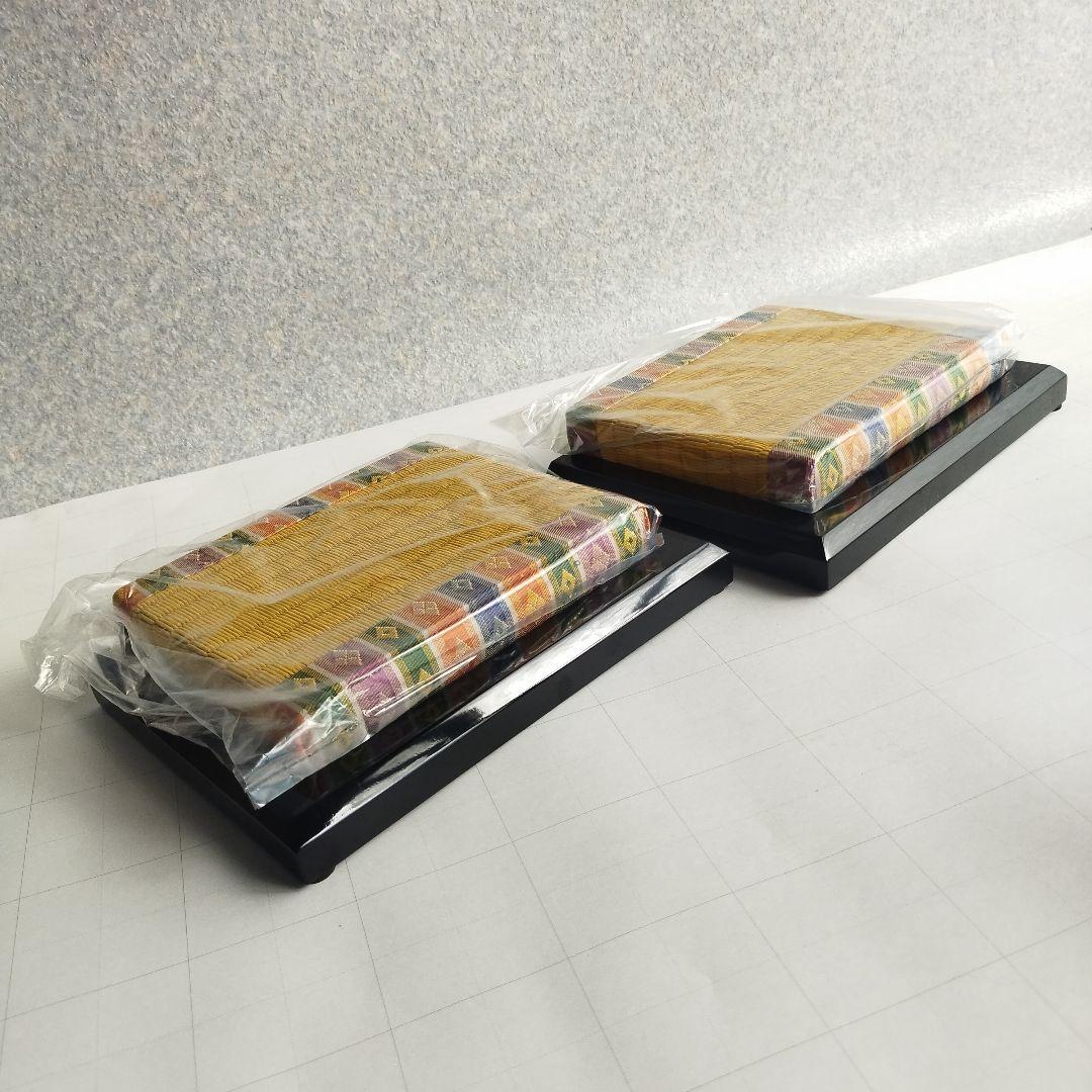 【 未使用・長期保管品】［ひな飾り］内裏雛（男雛 女雛）・親王台