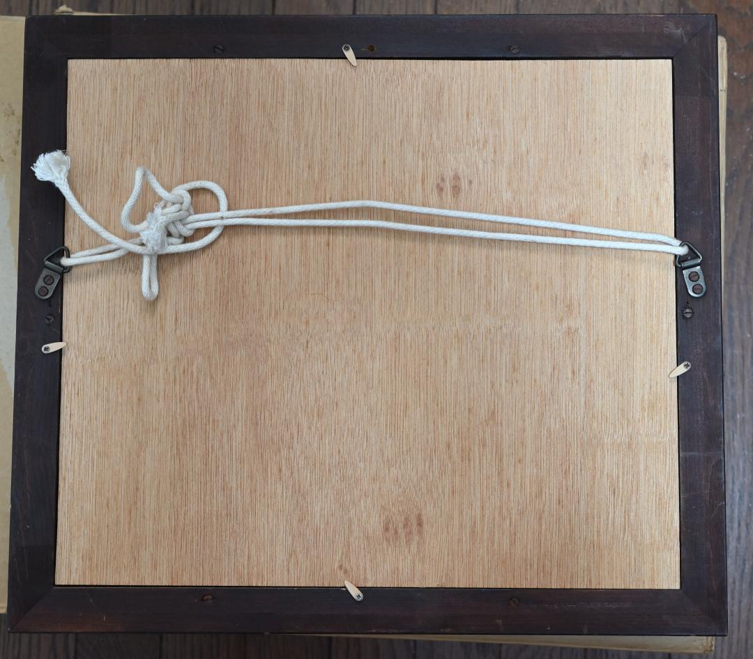 原精一 スペイン イビザ風景 油彩画