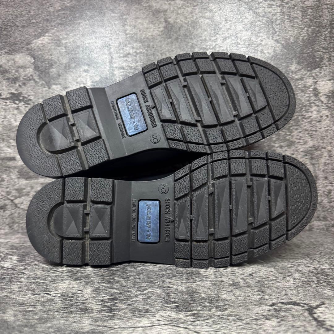 【美品】クレマン チロリアン パドロール 40 ブラック レザー 26