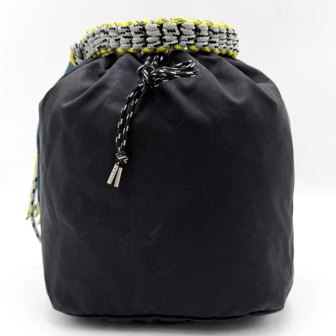 【良品】zattu ローウェル ショルダーバッグ 2way ナイロン ブラック