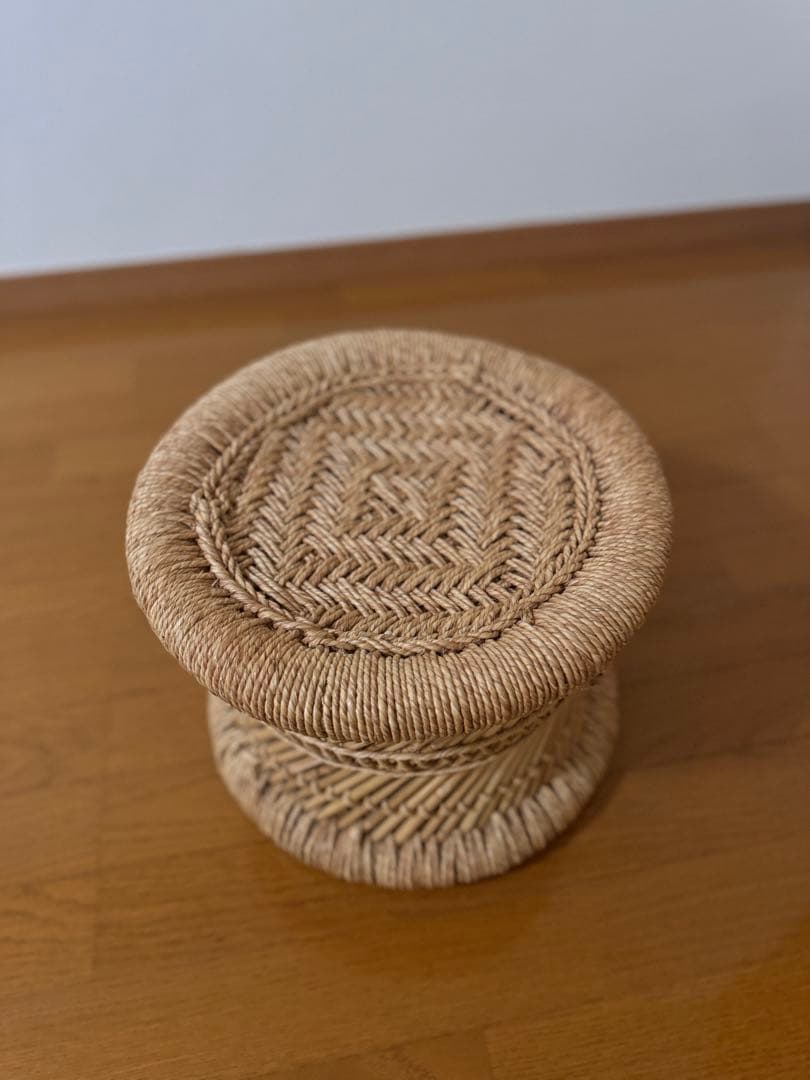 ［最終値下げ］インドの葦スツール「ムラ」