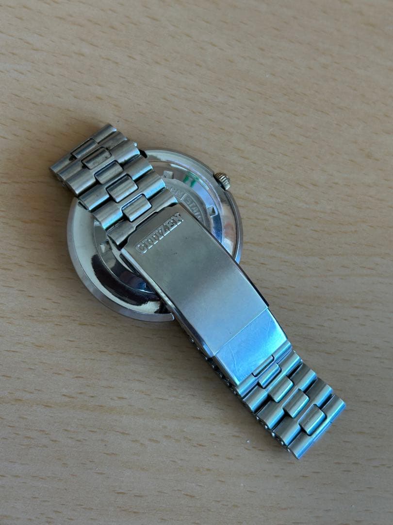 CITIZEN 自動巻き アナログ腕時計 ブラウン