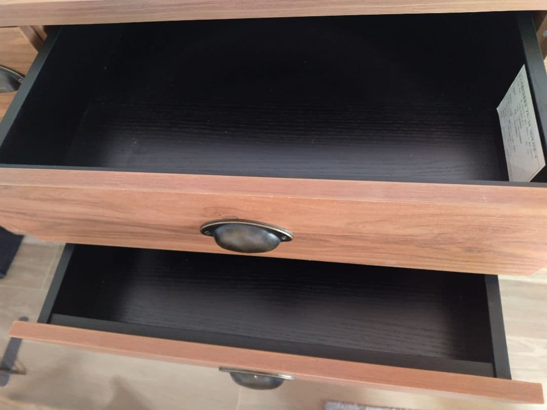 最後の値引き今月末まで！ナチュラルウッドキャビネット 5引き出し