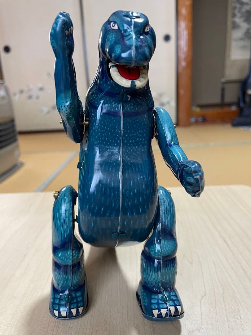 ゴジラ&モスラ幼虫 ブリキ ビリケン商会