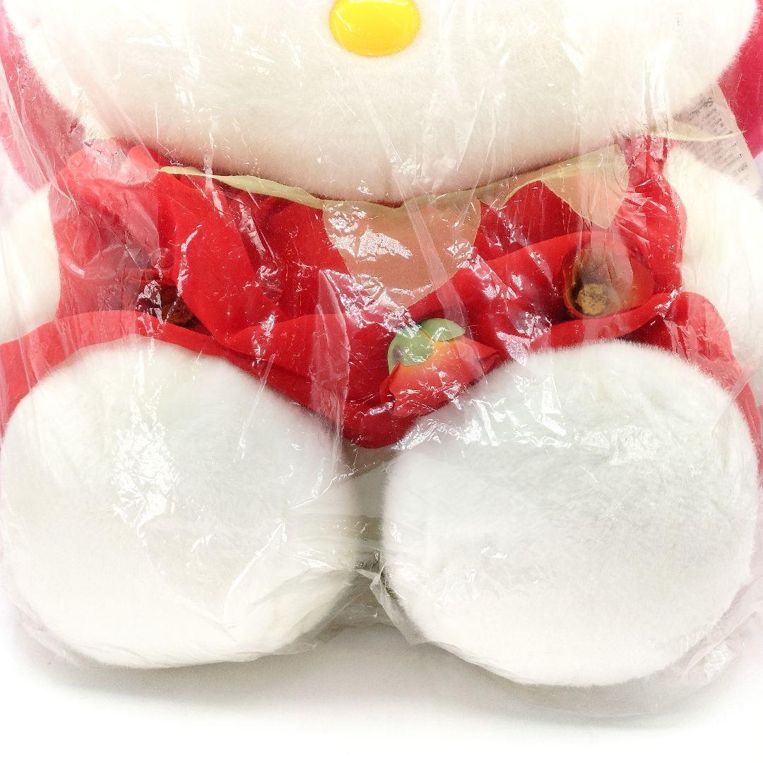 未使用 ハローキティ フラワー フェアリーキティ ツバキ ぬいぐるみ 45cm