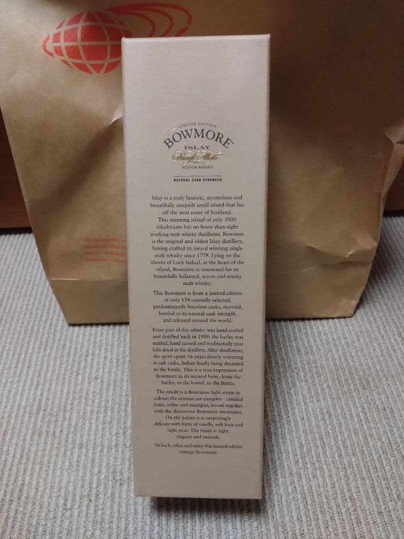 希少※ボウモア 16年・1989 リミテッドエディション 2,400本限定品
