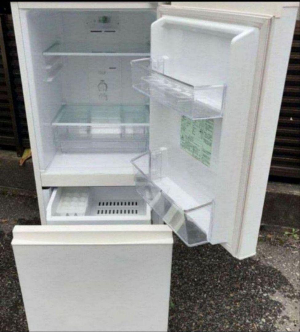 AQUA 冷凍冷蔵庫126L 低温フリーケース省エネ設計自動霜取り機能付19年製