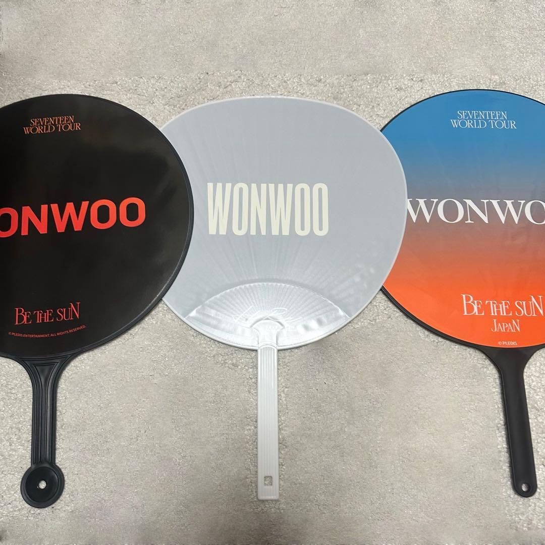 WONWOO うちわ 3点セット SEVENTEEN