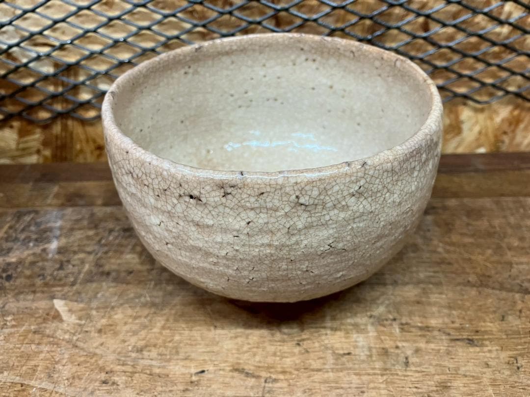 茶道具 佐々木昭楽 あめ釉茶碗 飴 筒 共箱 茶道 茶道具] 楽入造 黒楽