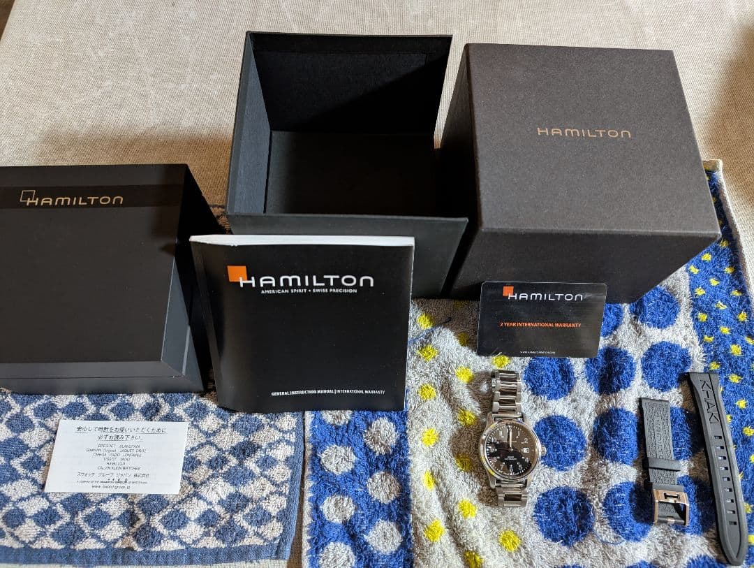 【限定品】ハミルトンカーキフィールドH89305933ナノユニバース別注モデル