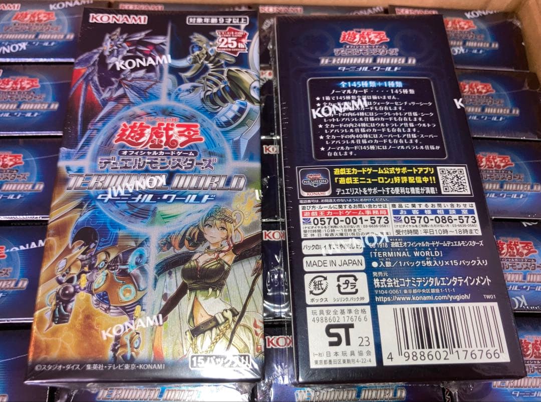遊戯王　ターミナルワールド　第1弾　24BOX（開封カートン