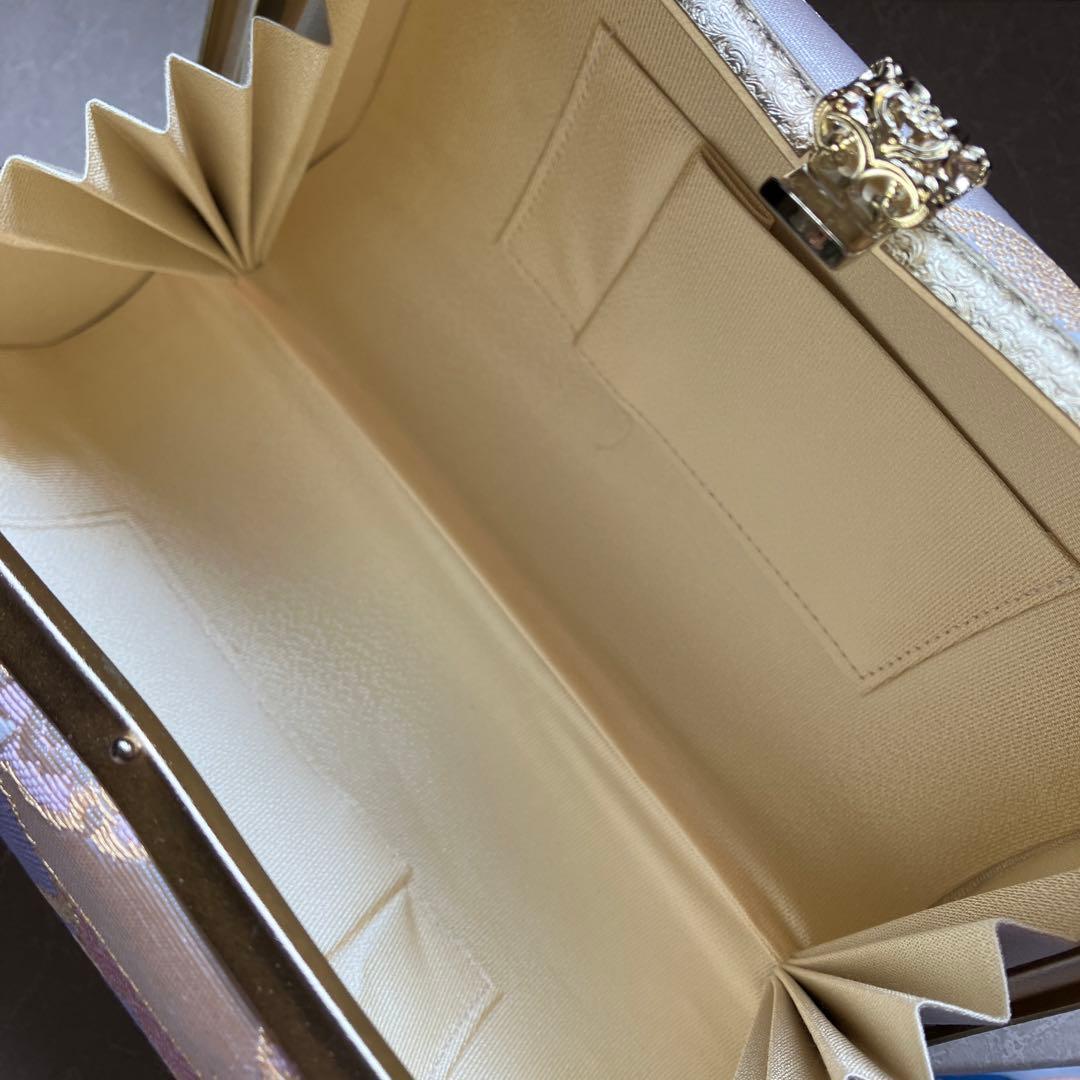 草履バックセット　織姫　正絹　西陣織　印伝　仕立屋甚五郎　草履Mサイズ