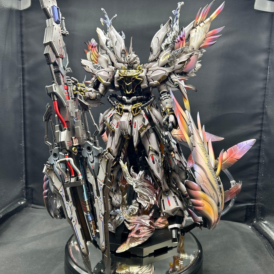 MG 1/100 シナンジュ【全塗装完成品】修正改造