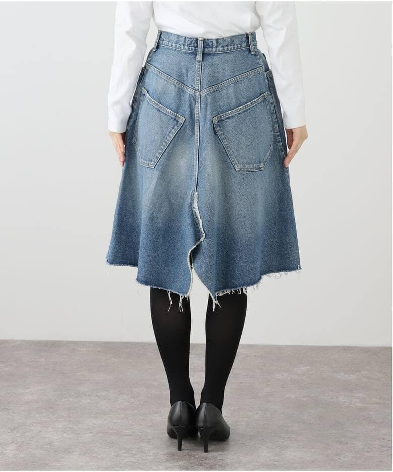 美品　マディソンブルー A-LINE SK DENIM スカート