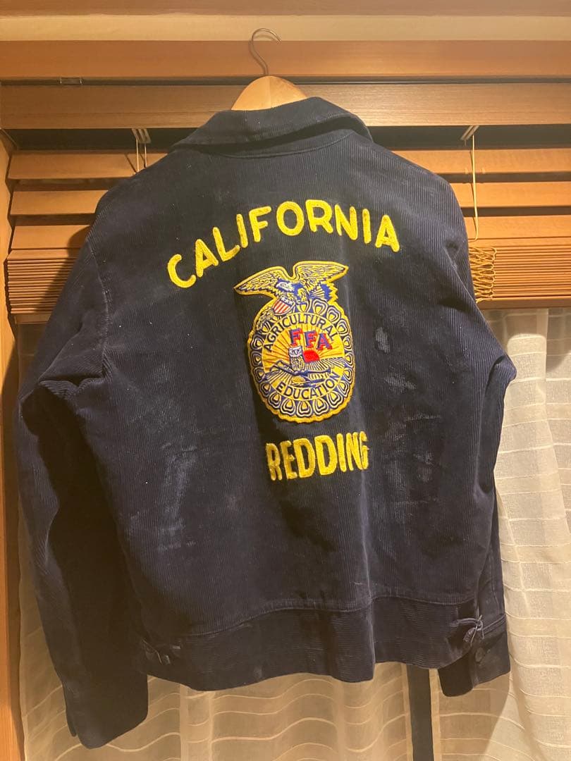 70s FFAエンブレム付きコーデュロイジャケット