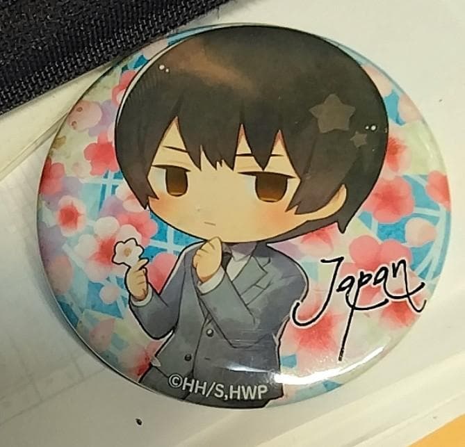 ヘタリア 本田菊 缶バッチ ヘタリア チェンジング缶バッジ イタリア