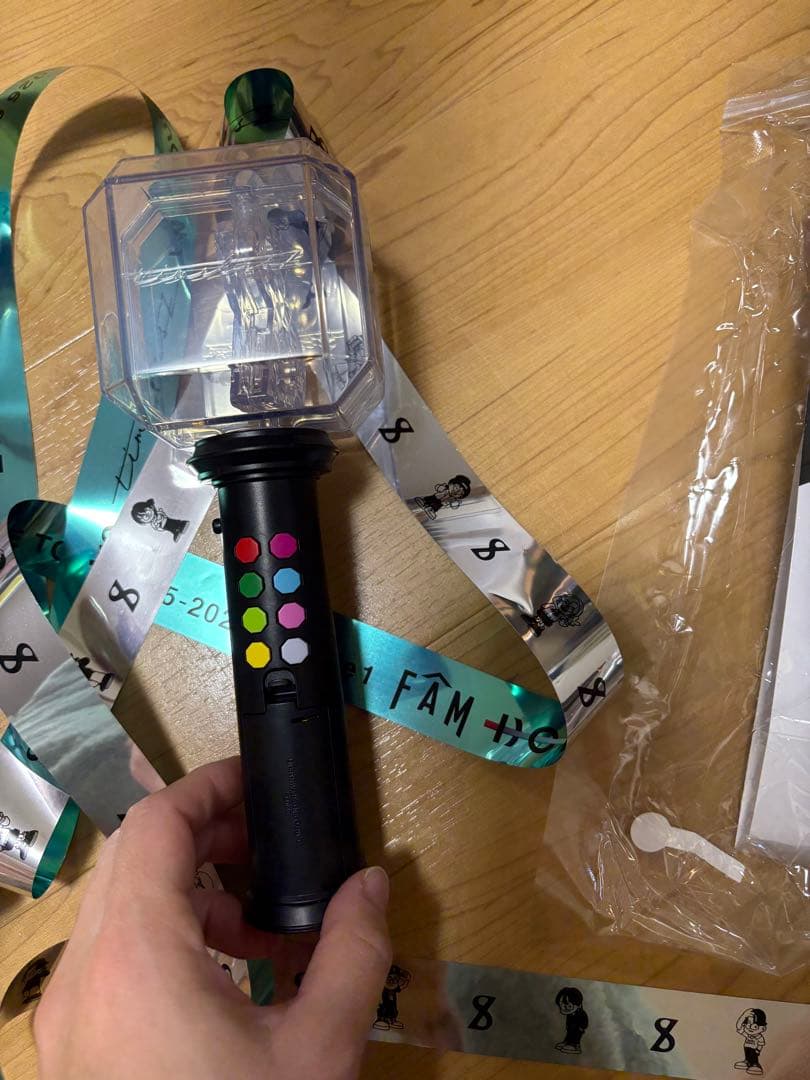 timelesz ペンライト 2025 tour FAM 2本セット　銀テープ